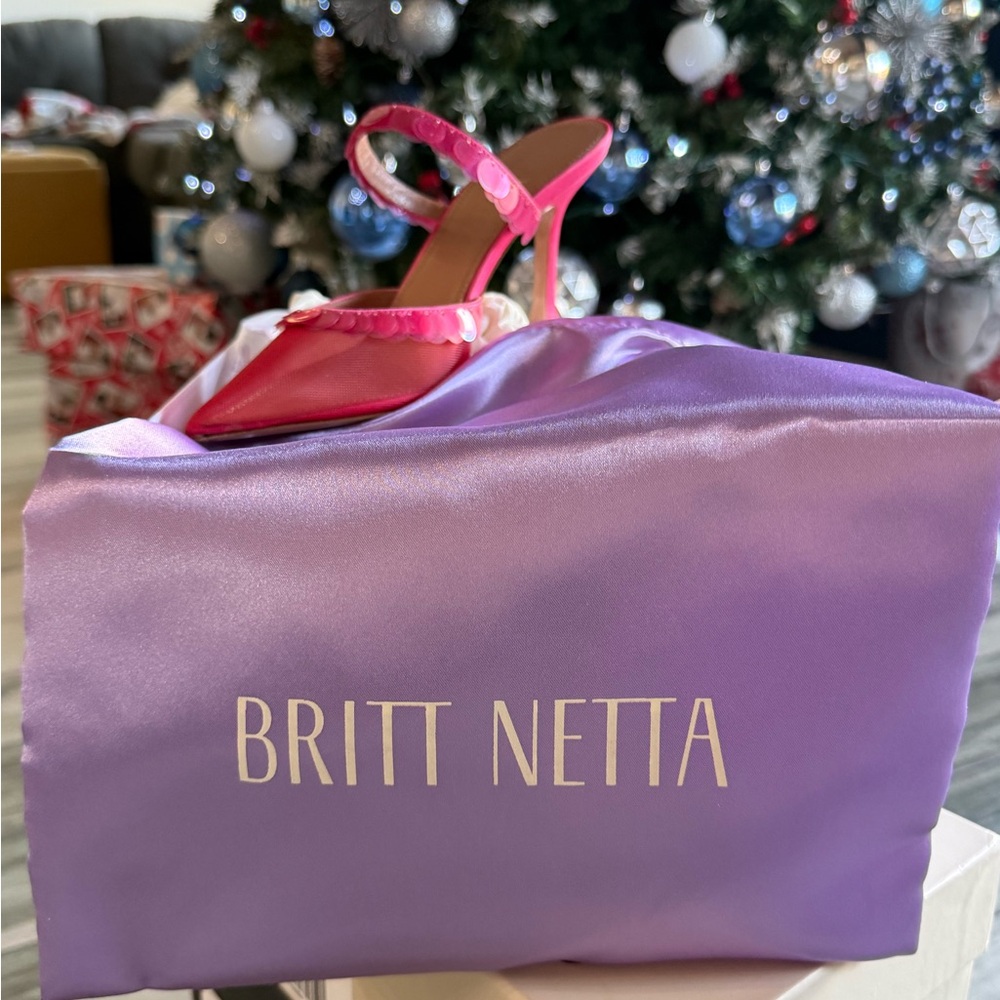 Britt Netta Elegant Pink Stiletto Heels with dust bag🫶🏽 - Picture 6 of 6